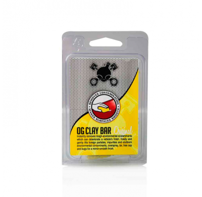 Barra de arcilla OG de Chemical Guys, amarilla (clara/media) (100 g)