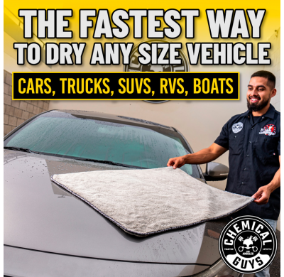 Toalla de microfibra para secadora Woolly Mammoth de Chemical Guys (91 x 63 cm)