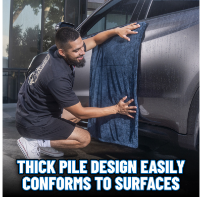 Toalla de secado de microfibra Megalodon de Chemical Guys (24 x 36)