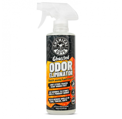 Eliminador completo de olores para interiores de vehículos Chemical Guys Ghosted (473 ml)