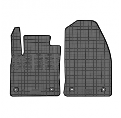 Juego de alfombrillas de goma aptas para Ford Transit Courier 2023- (2 piezas + sistema de fijación)