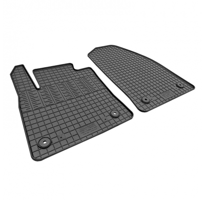 Juego de alfombrillas de goma aptas para Ford Transit Courier 2023- (2 piezas + sistema de fijación)