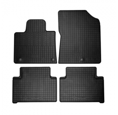 Juego De Alfombrillas De Goma Para Coche Apto Para Kia Sorento Iv (Mq4) 2020- Excl. Híbrido (4 Piezas + Sistema De Fijación)