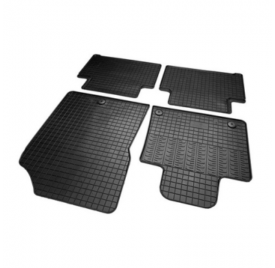 Juego De Alfombrillas De Goma Para Coche Apto Para Kia Sorento Iv (Mq4) 2020- Excl. Híbrido (4 Piezas + Sistema De Fijación)