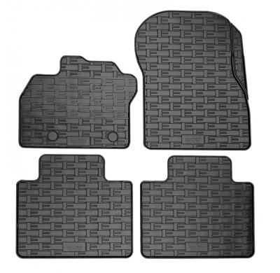 Alfombrillas De Goma Validas Para Renault Zoe 2012-2018 & 2019- (4-Piezas + Fixing System)