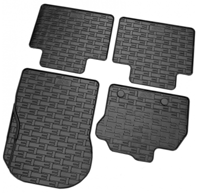 Alfombrillas De Goma Validas Para Renault Zoe 2012-2018 & 2019- (4-Piezas + Fixing System)