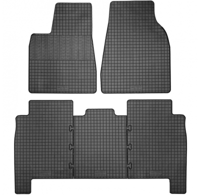 Alfombrillas De Goma Validas Para Tesla Model X 2016- (5-Piezas + Fixing System)