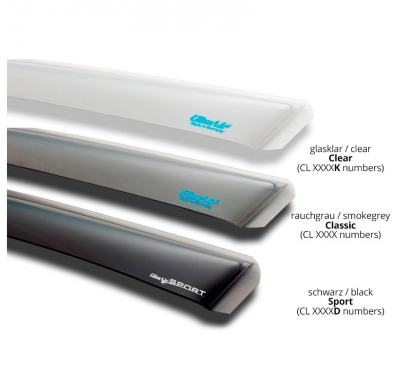 Derivabrisas ClimAir Master (traseros) compatibles con Audi Q5 (GUB) 2025-