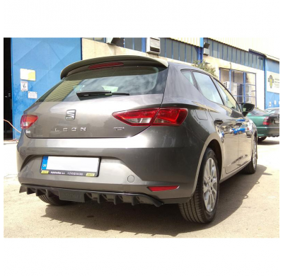 Difusor De Paragolpes Trasero Seat Leon 5f 5-Doors 2013- (Abs)