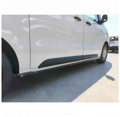 Juego de faldones laterales Motordrome compatibles con Citroën Jumpy/Dispatch/Spacetourer & Peugeot Expert III/Traveller & Toyot