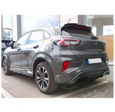 Juego de difusores laterales adecuados para Ford Puma ST-Line 2019- (ABS Glossy black)