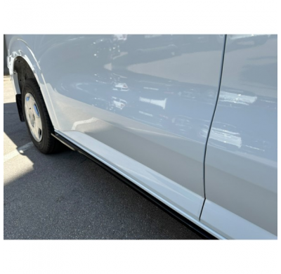 Set faldones laterales aptos para Ford Transit Custom SWB (V710) 2024- (ABS negro brillante)