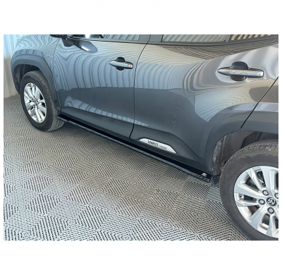 Faldones laterales para Toyota Yaris Cross 2020- (ABS negro brillante)