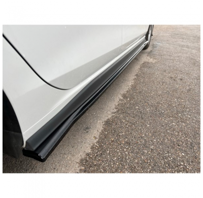 Juego de difusores laterales aptos para Volkswagen Golf VIII (CD1) GTI/ GTI Clubsport/ R-Line 2020- (ABS negro brillo)
