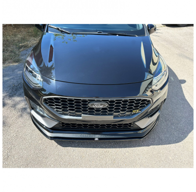 Spoiler delantero Motordrome compatible con Ford Fiësta ST VIII Facelift 2021- (ABS negro brillante)
