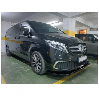 Spoiler delantero adecuado para Mercedes V-Klasse W447 Facelift 2019- incl. Línea AMG (ABS)