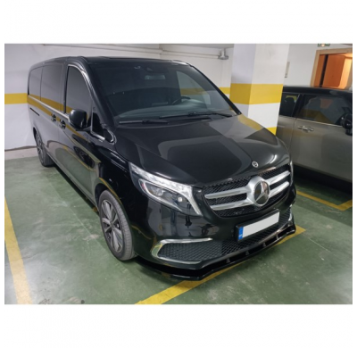 Spoiler delantero adecuado para Mercedes V-Klasse W447 Facelift 2019- incl. Línea AMG (ABS)