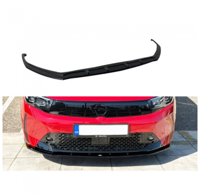 Spoiler delantero V2 apto para Opel Corsa F GS-Line 2019- (ABS)