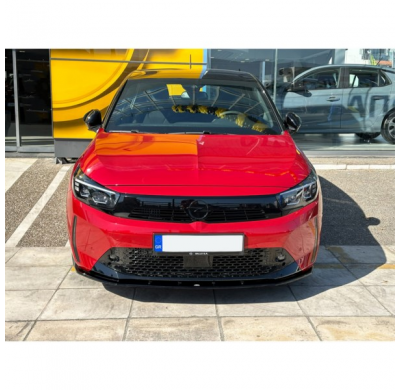 Spoiler delantero V2 apto para Opel Corsa F GS-Line 2019- (ABS)