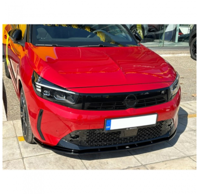 Spoiler delantero V2 apto para Opel Corsa F GS-Line 2019- (ABS)