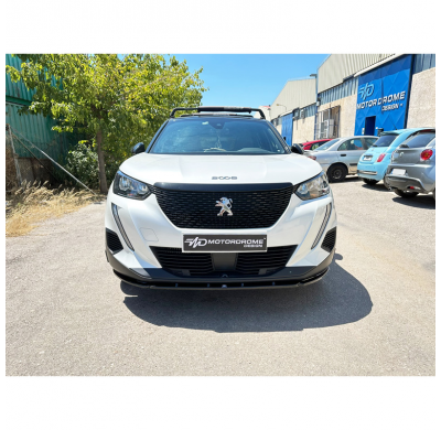 Spoiler delantero apto para Peugeot 2008 II 2019- (ABS negro brillante)