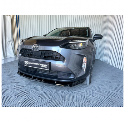 Alerón delantero para Toyota Yaris Cross 2020- (ABS negro brillante)