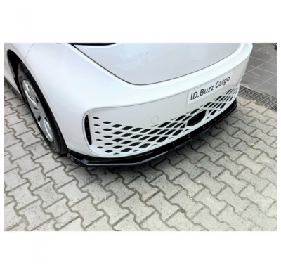 Spoiler delantero apto para Volkswagen ID.Buzz (Bus/Cargo) 2022- (ABS Gloss Black)