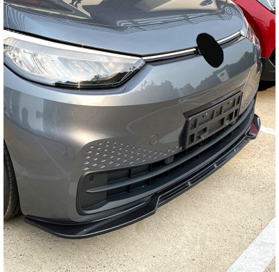 Faldón de alerón delantero para Volkswagen ID.3 2020- (ABS negro brillante)