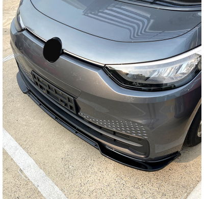 Faldón de alerón delantero para Volkswagen ID.3 2020- (ABS negro brillante)