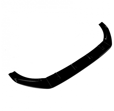 Labio de spoiler delantero AutoStyle compatible con Volkswagen Golf VII (7.5) 2017-2019 excepto GTi/GTD/R/R-Line (ABS negro bril