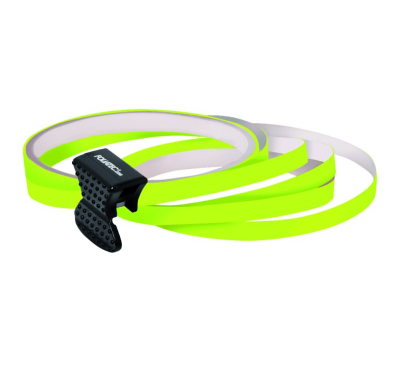 Foliatec Pin Striping Rim Design Incl. Installation Tool - Neon Amarillo - 4 Strips 6mmx2,15meter & 1 Tester 6mmx40cm