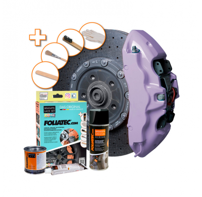 Juego de lacas para pinzas de freno Foliatec - Violeta suave (Pastel) - 3 componentes FOLIATEC