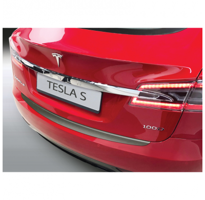 Protector De Paragolpes Trasero Abs Tesla Model S 2012- Black