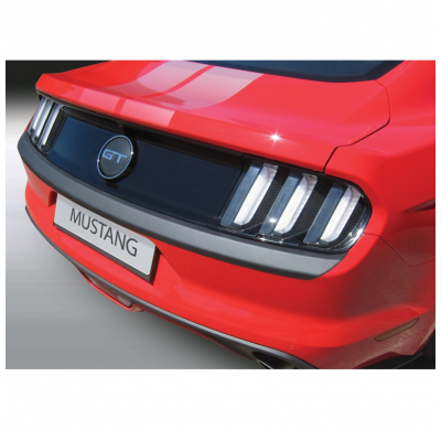 Protector Para El Paragolpes Trasero Abs  Ford Mustang 2015- 'Largo'  Color Negro