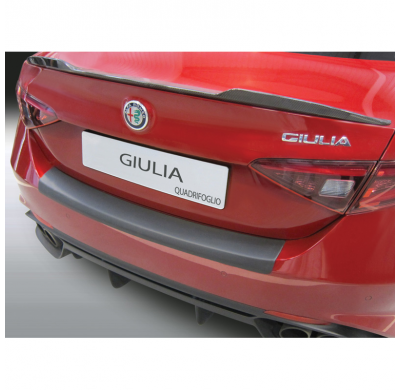 Protector Para El Paragolpes Trasero Abs  Alfa Romeo Giulia Quadrifoglio 2016-  Color Negro