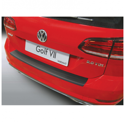 Protector Para El Paragolpes Trasero Abs  Volkswagen Golf Vii Variant Facelift 2017-  Color Negro
