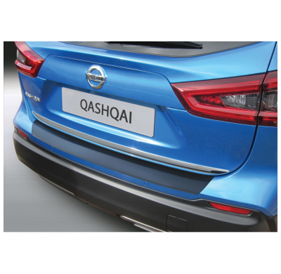 Protector Para El Paragolpes Trasero Abs  Nissan Qashqai Ii Facelift 8/2017-  Color Negro