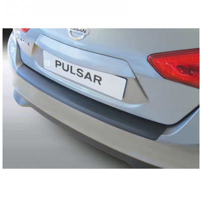 Protector Para El Paragolpes Trasero Abs  Nissan Pulsar 2014-  Color Negro