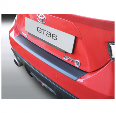 Protector Para El Paragolpes Trasero Abs  Subaru Brz & Toyota Gt86 9/2012-  Color Negro