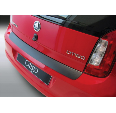 Protector Para El Paragolpes Trasero Abs  Skoda Citigo 3/5 Puertas 5/2012-  Color Negro