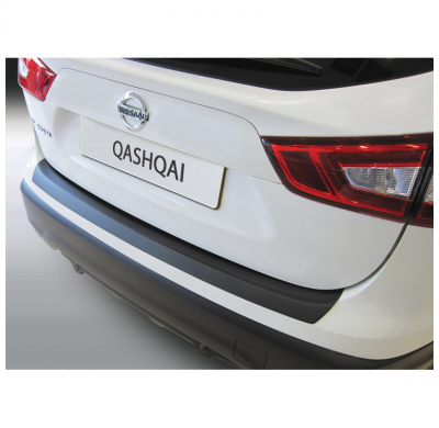 Protector Para El Paragolpes Trasero Abs  Nissan Qashqai 3/2014-7/2017  Color Negro