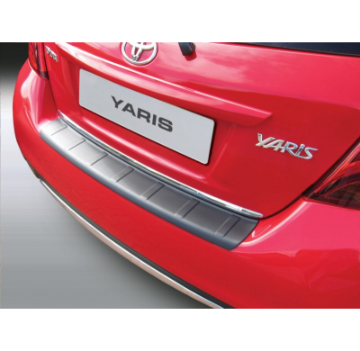 Protector Trasero Maletero Abs Toyota Yaris 3/5 Puertas 9/2014- 'Ribbed' Negro