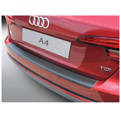 Protector De Paragolpes Trasero Abs Audi A4 Avant 11/2015- (Excl. S4) Black
