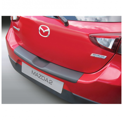 Protector Para El Paragolpes Trasero Abs  Mazda 2 3/5-Puertas 2015-  Color Negro