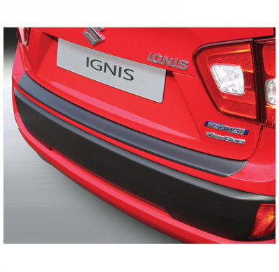 Protector Para El Paragolpes Trasero Abs  Suzuki Ignis 2016-  Color Negro