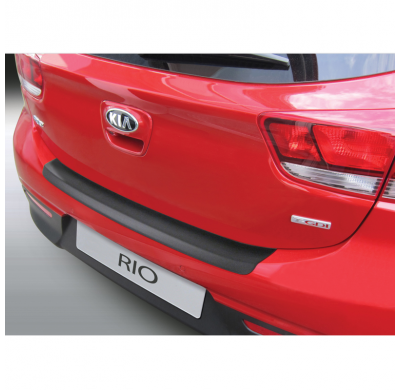 Protector Para El Paragolpes Trasero Abs  Kia Rio Iv 2017-  Color Negro