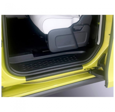 Protectores de umbral RGM adecuados para Volkswagen ID. Buzz con puerta corredera R/H 2022- - juego de 3 piezas