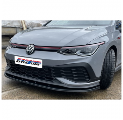 Alerón Delantero Rgm Para Volkswagen Golf Viii Hatchback Gti/R-Line 09/2020- - Negro (Abs)