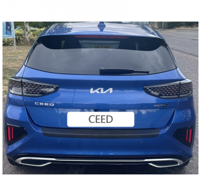 Protector De Parachoques Abs Para Kia Cee'd (Cd) Hb Facelift 10/2021- Negro