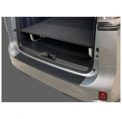 Protector de parachoques trasero ABS adecuado para Volkswagen ID.Buzz 2022- (portón trasero y puertas traseras) - Negro
